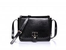 Túi nữ da thật Nucelle  BR039 - Đen